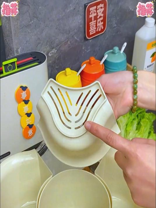 可以旋转的火锅拼盘,在家吃火锅用它放菜,不仅好看还节省空间
