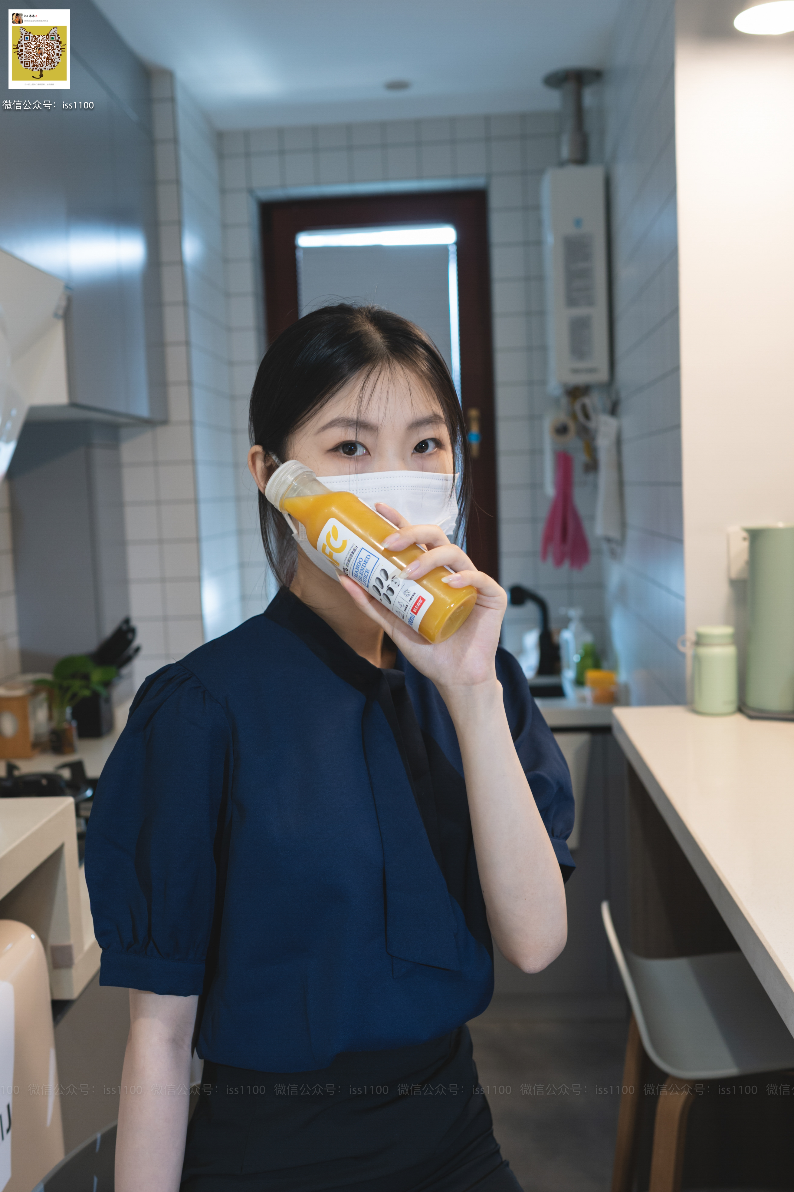 图片[31]-ISS公众号系列 – 美晗 蓝色衬衫[101P+1V599M]-六色网