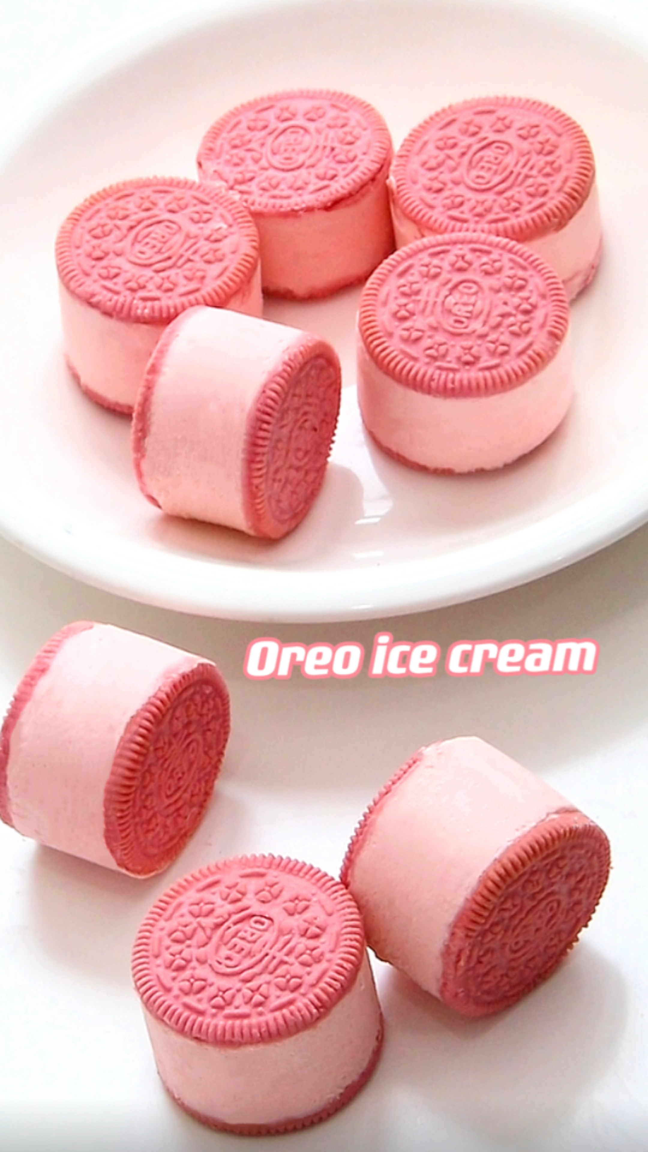 桃花米酿味奥利奥夹心冰淇淋 春日美食限定 零难度 米酿味真的太绝了 冰冰凉凉巨爱