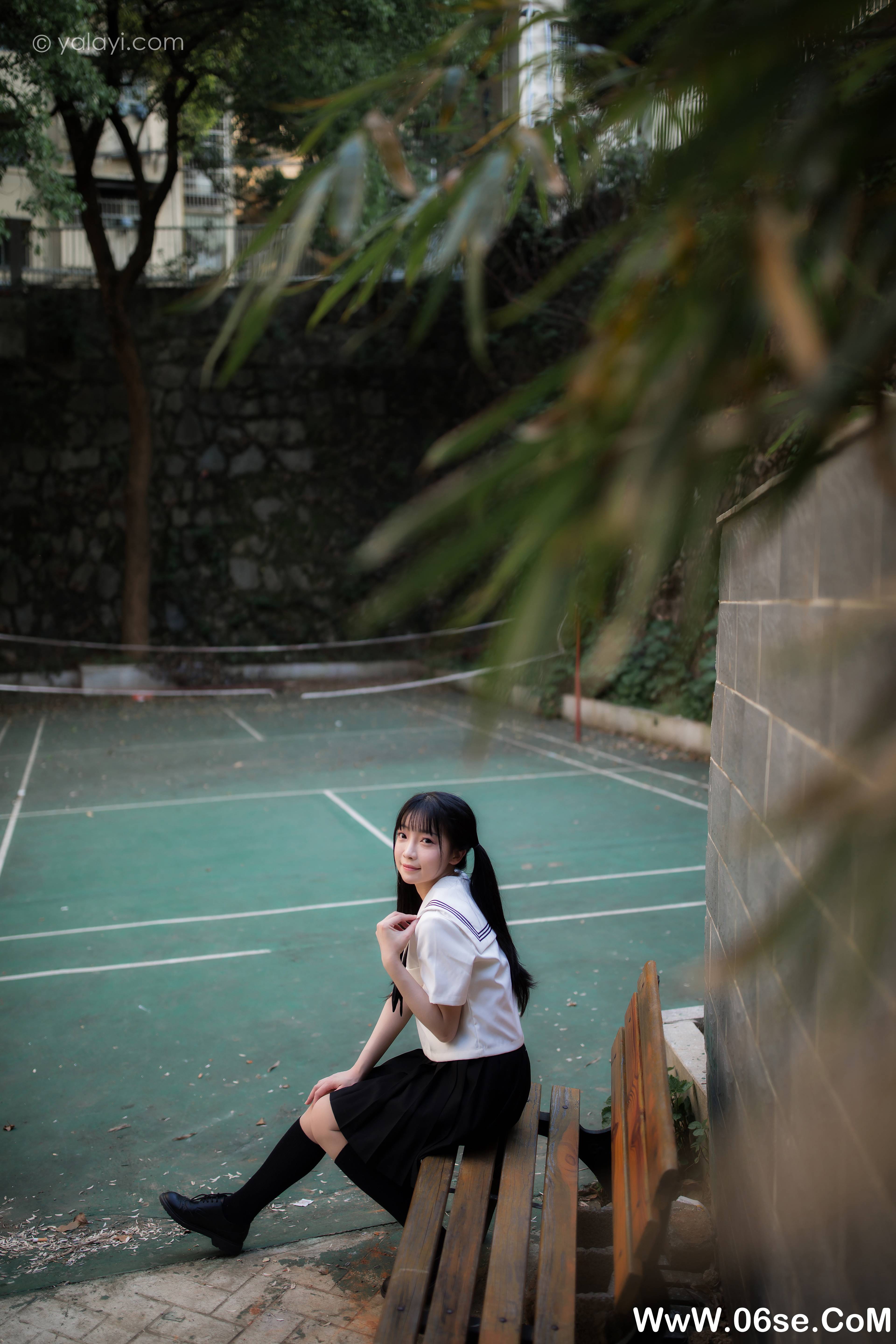 图片[25]-[YALAYI雅拉伊] 2020.07.20 NO.671 妙妙《放学一起走》[41P+1P360M]-六色网