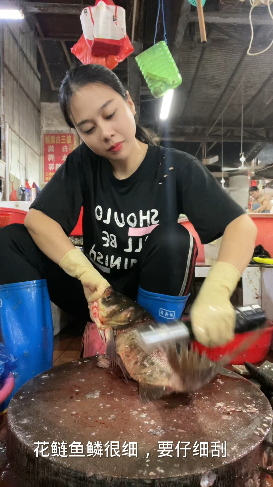 切一个花鲢鱼片,学会了吗?