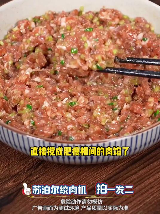 还在辛苦手剁饺子馅？！德国多功能绞肉机，饺子馅不再手酸
