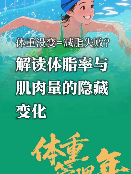 体重没变=减脂失败?解读体脂率与肌肉量的隐藏变化