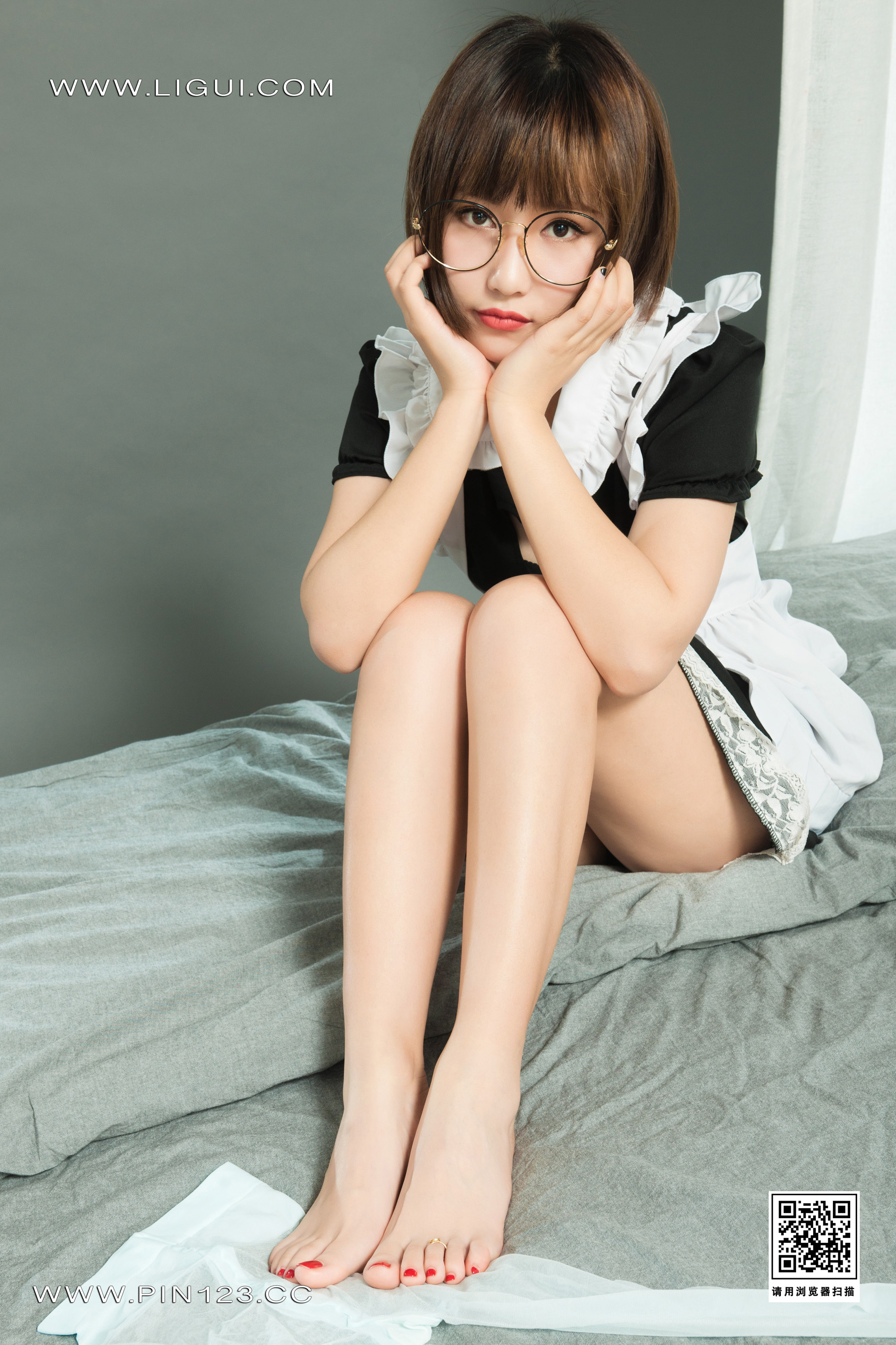 图片[63]-[Ligui丽柜] 2022.07.25 花漾清莲 小爽-六色网