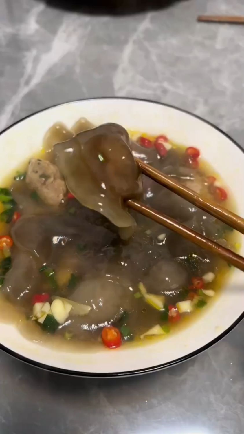 红薯粉饺子这样做