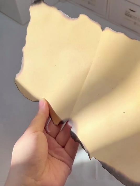 复古烧纹牛皮纸小手工