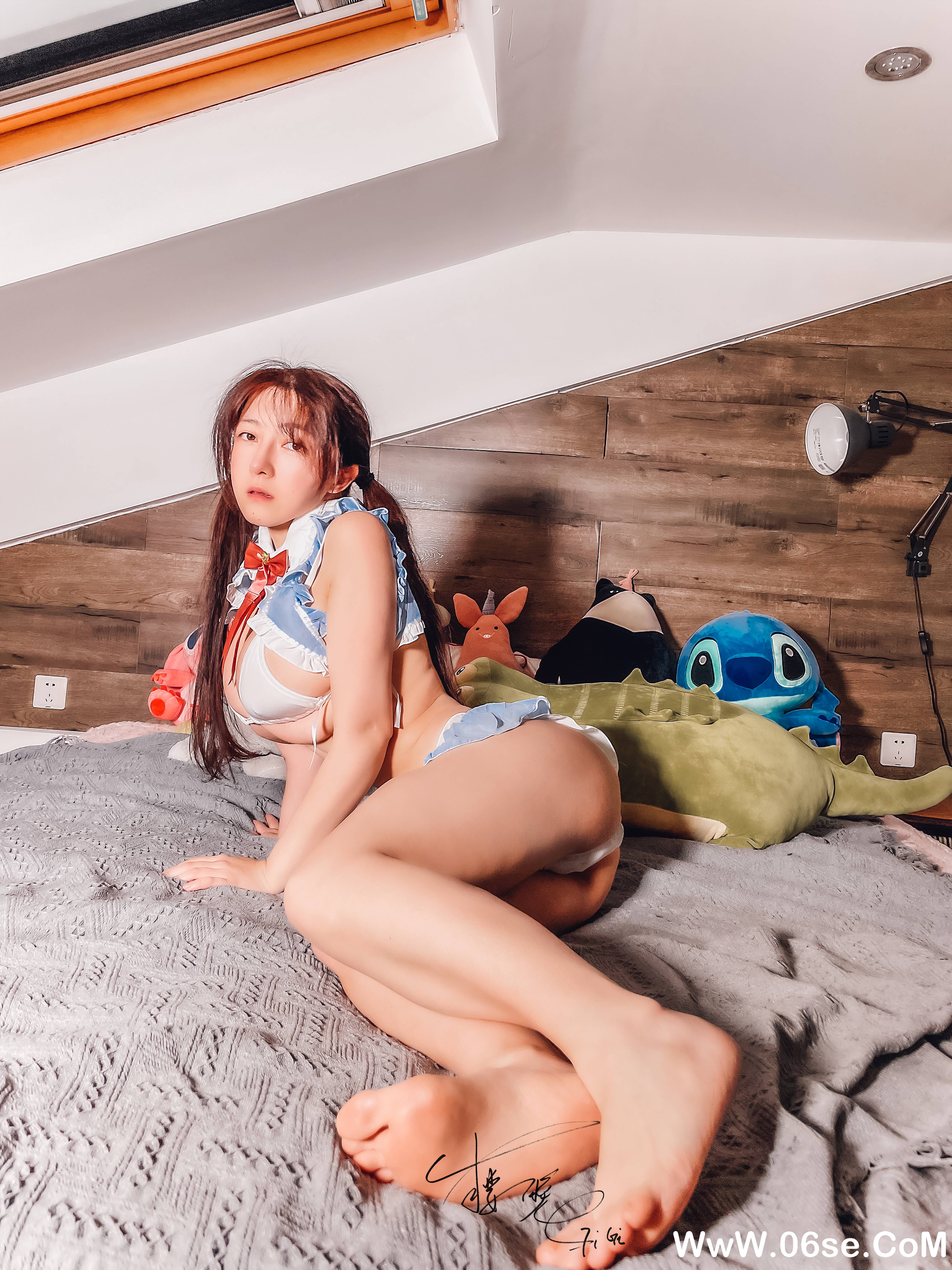 图片[25]-樱晚gigi NO.003 — 蓝色比基尼[25P243M]-六色网