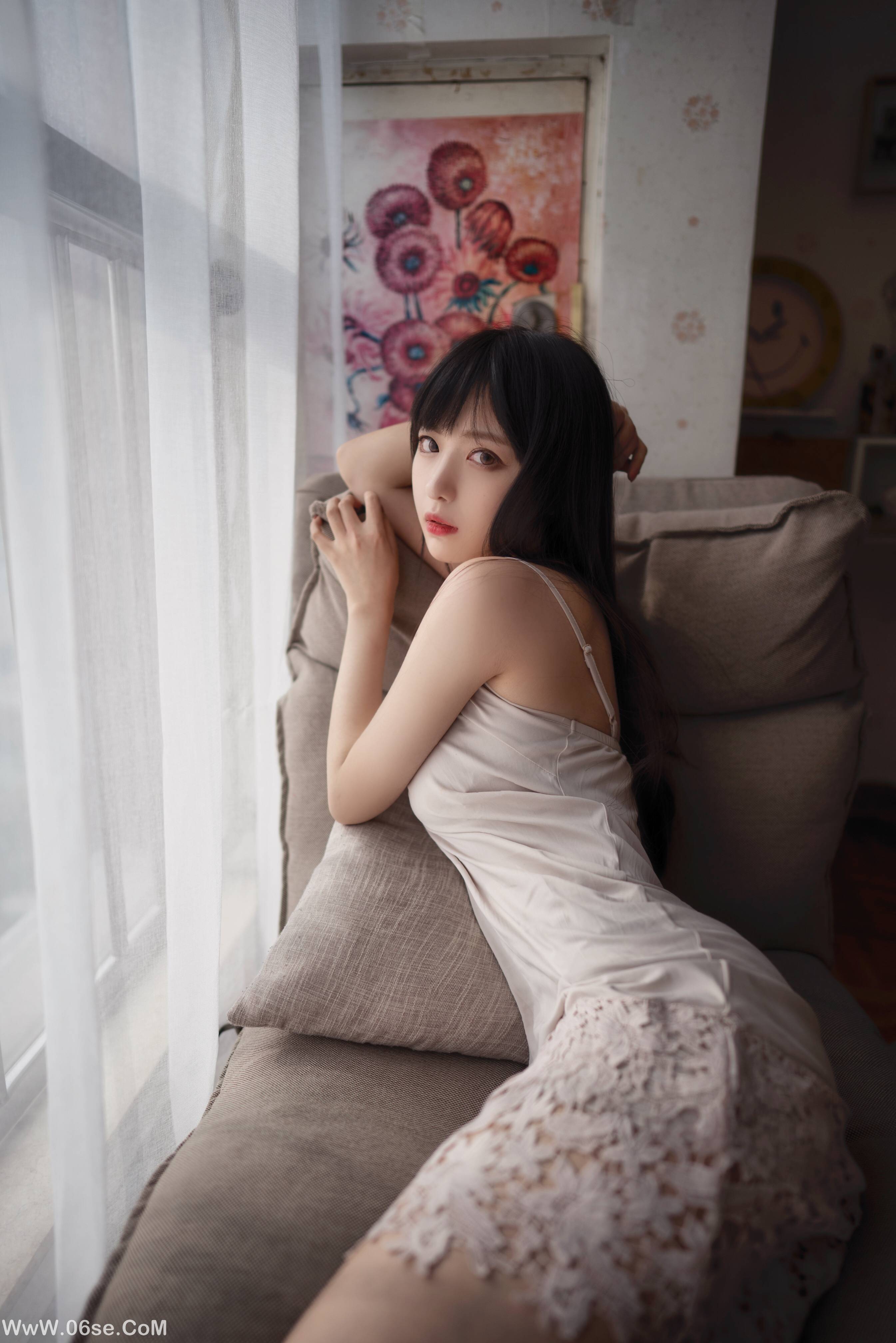 Shika小鹿鹿 NO.012 长发姑娘[21P201M]-六色网