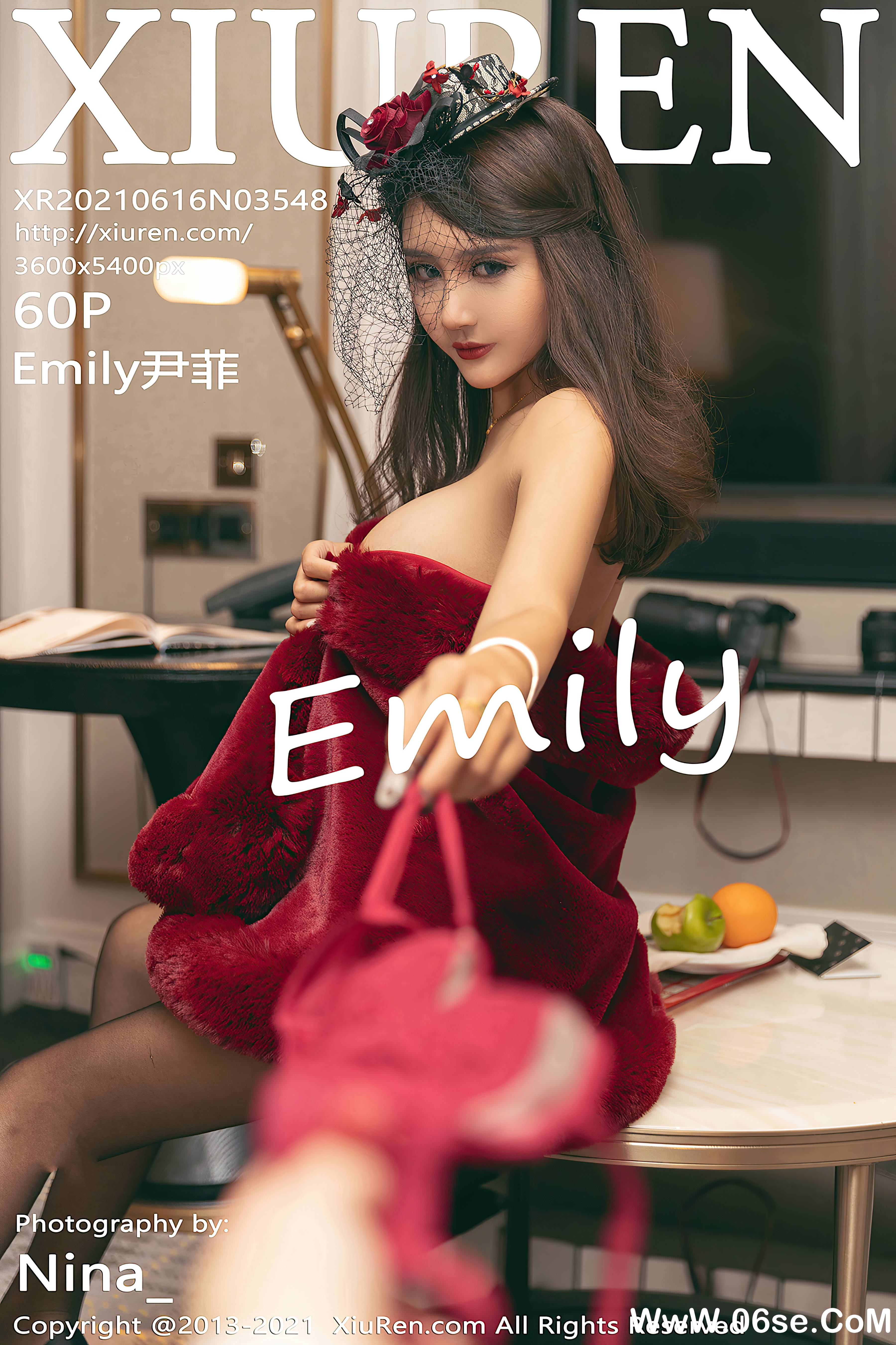 [XIUREN秀人网] 2021.06.16 NO.3548 Emily尹菲[60+1P705M]-六色网