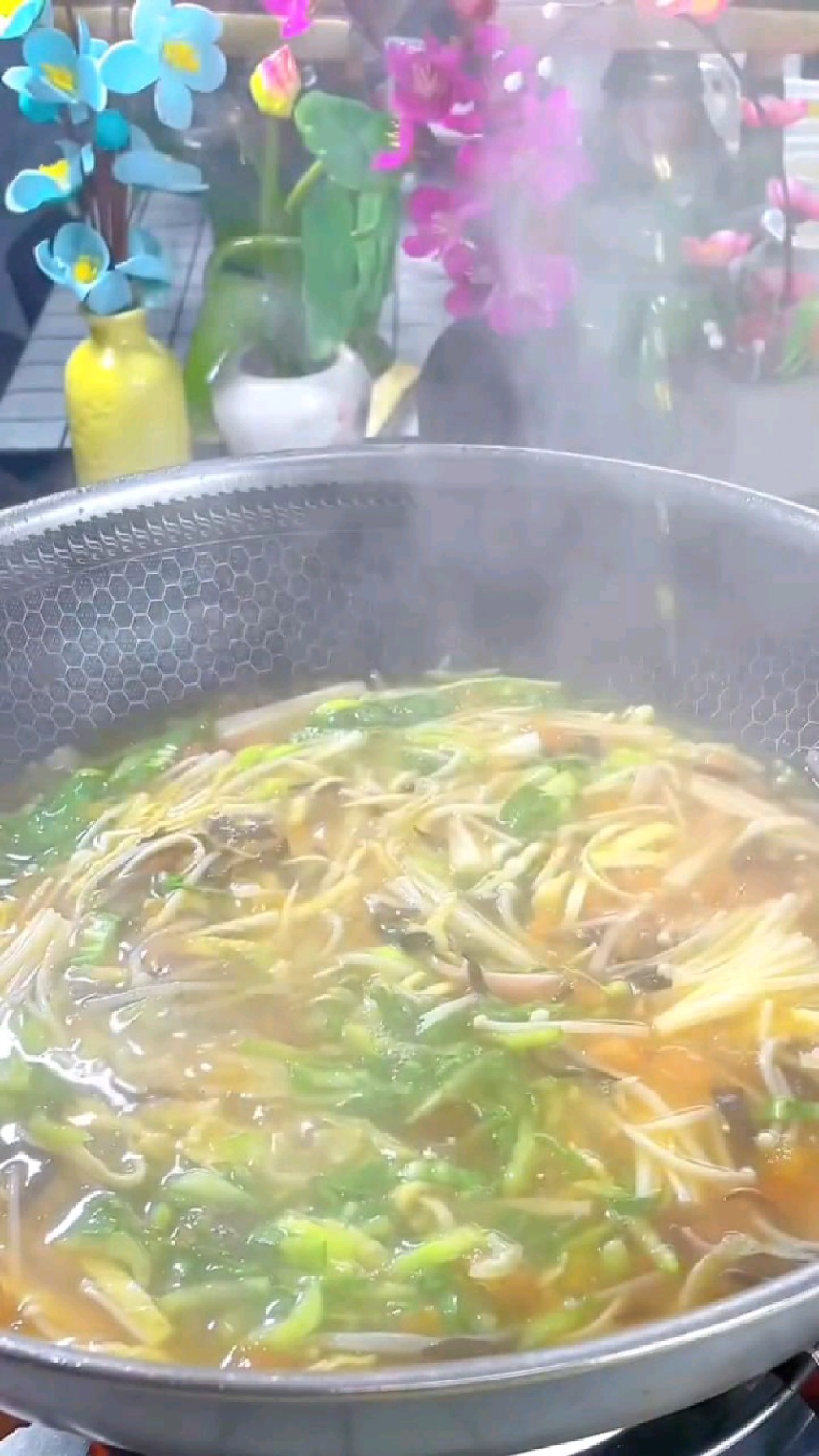番茄什锦汤,好喝酸爽开胃