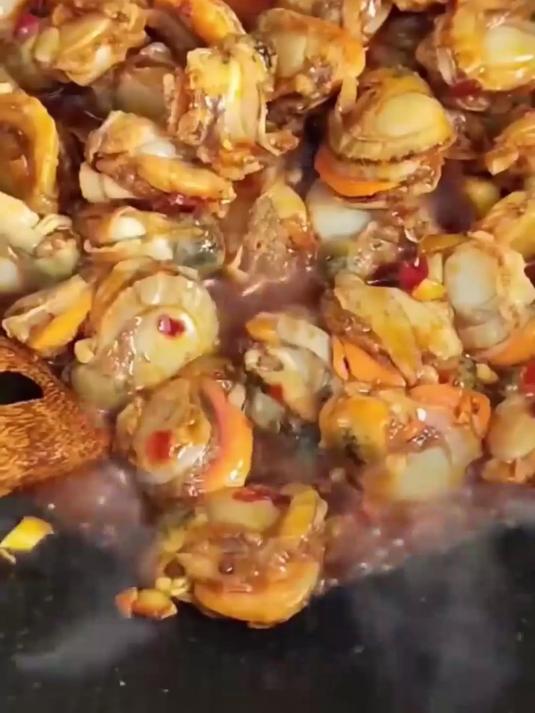 新鲜现剥扇贝肉 yyds!现剥带膏黄,巨新鲜