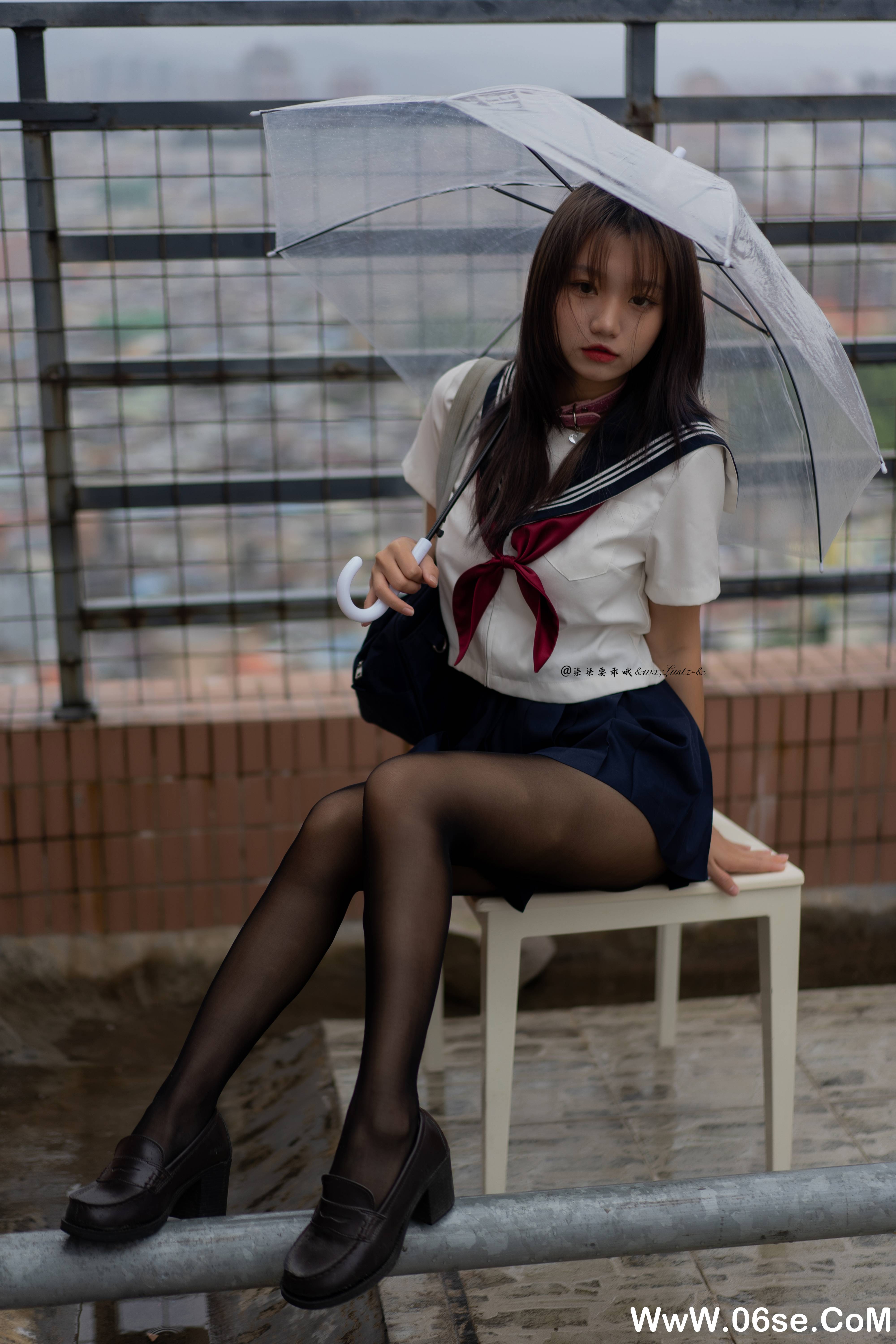 图片[79]-柒柒要乖哦 NO.006 — 天台学姐[80P+1V926M]-六色网