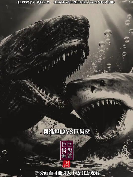 巨齿鲨vs梅尔维尔鲸,你觉得谁更胜一筹