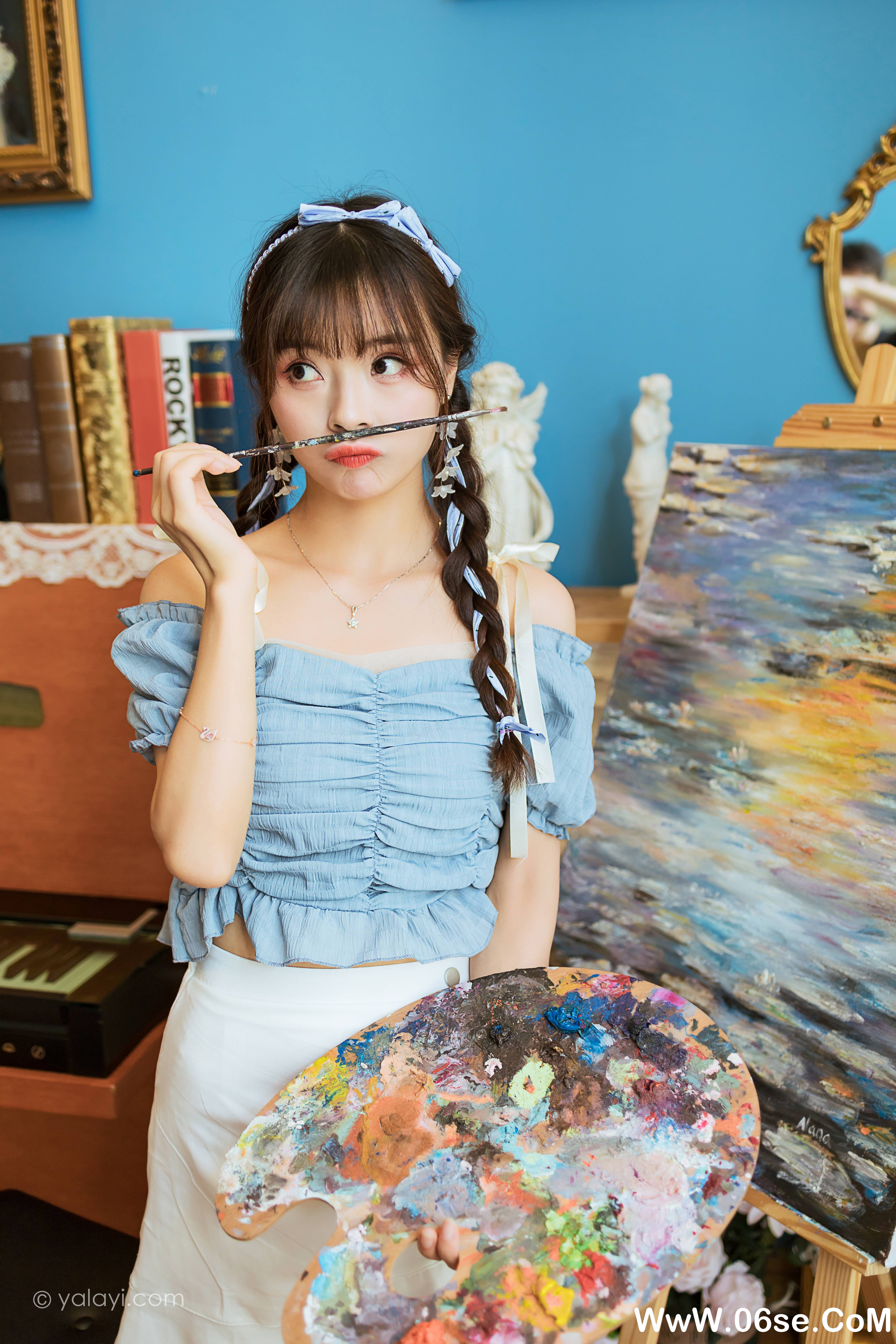 图片[22]-[YALAYI雅拉伊] 2021.10.09 NO.845 程小蝶《灵魂画师》[40+1P519M]-六色网