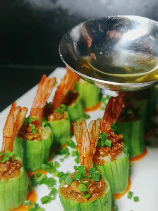 吃出健康吃出美丽 丝瓜凤尾虾她来了