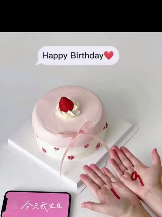 过生日生日蛋糕怎么拍？