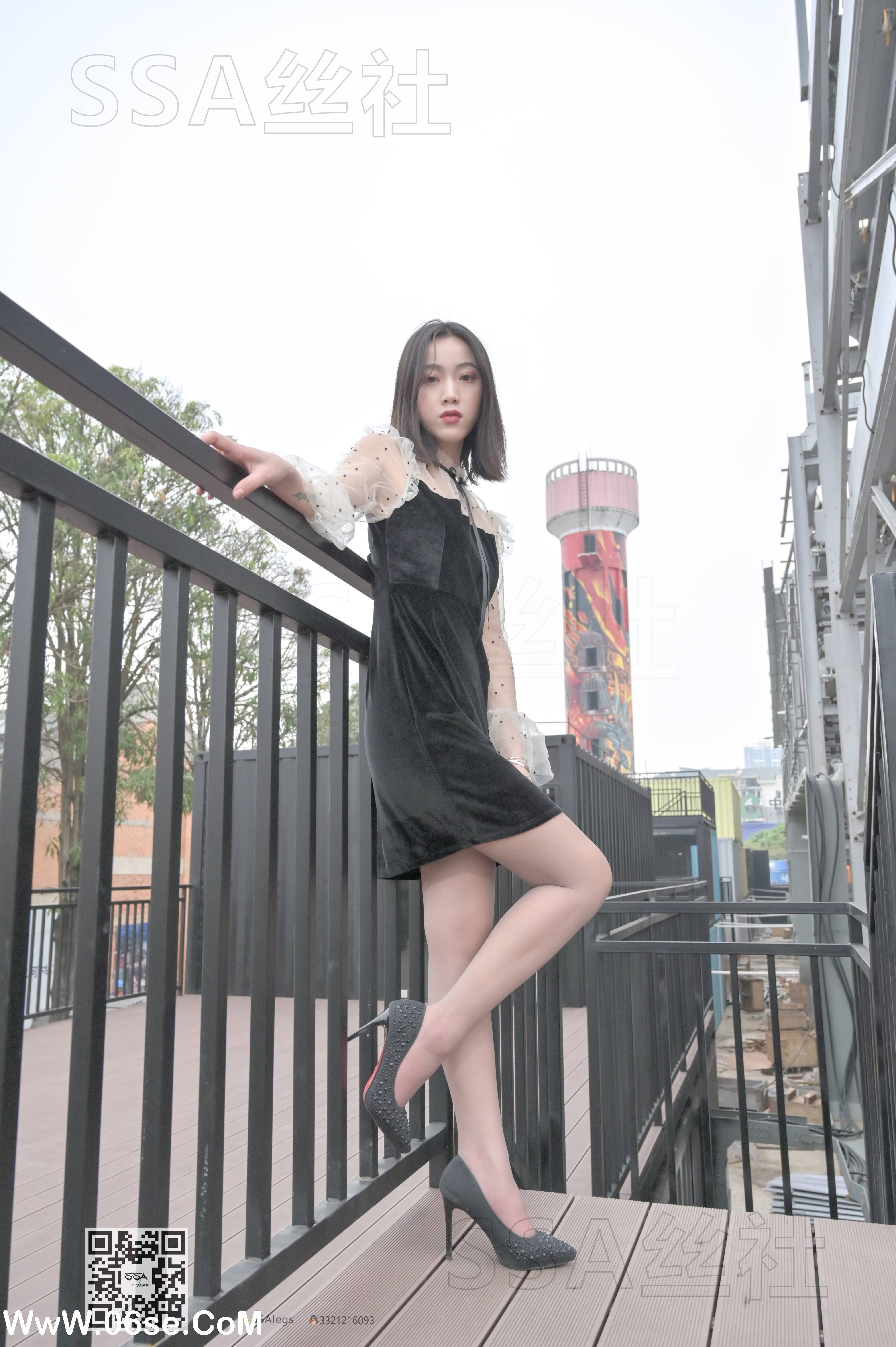 图片[12]-[SSA丝社] NO.096 大大 街拍腿模大大灰丝[145P1.69G]-六色网