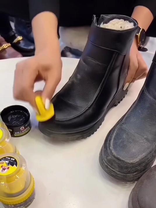 喜欢穿皮鞋的,一定要试试这个皮鞋绵羊油,护理鞋子能多穿好几年