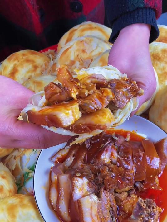 早餐来点不一样,潼关千层饼!?