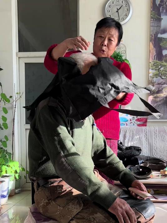 鸟大爷理发要剪个背头,结果被老伴设计个公鸡头