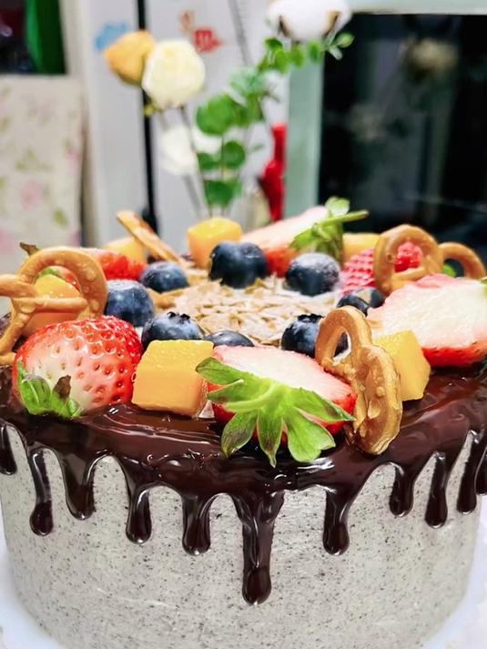 奥利奥咸奶油蛋糕真的没人能拒绝吧