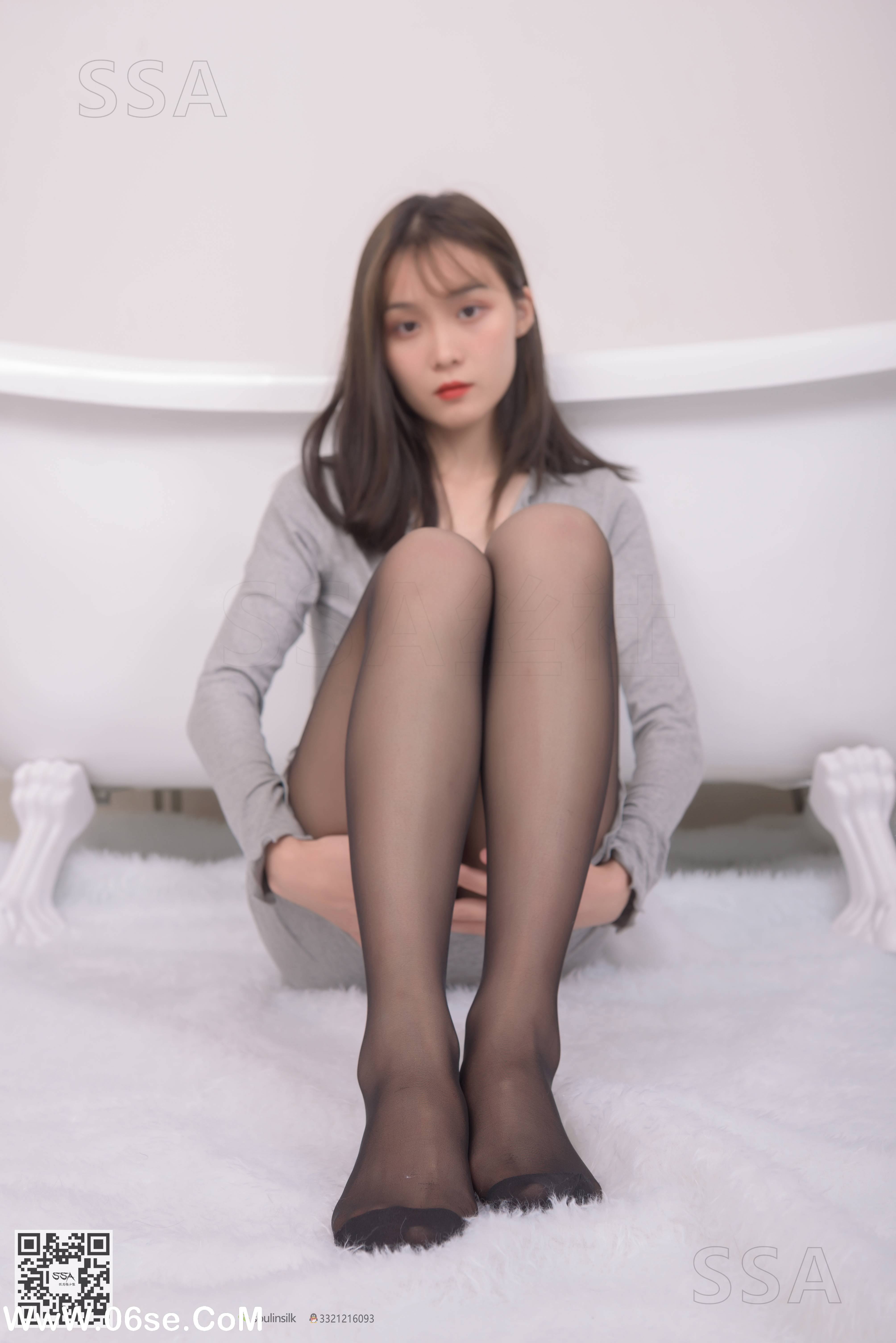 图片[154]-[SSA丝社] NO.164 君君 灰色包臀裙的穿搭示范[156P1.12G]-六色网