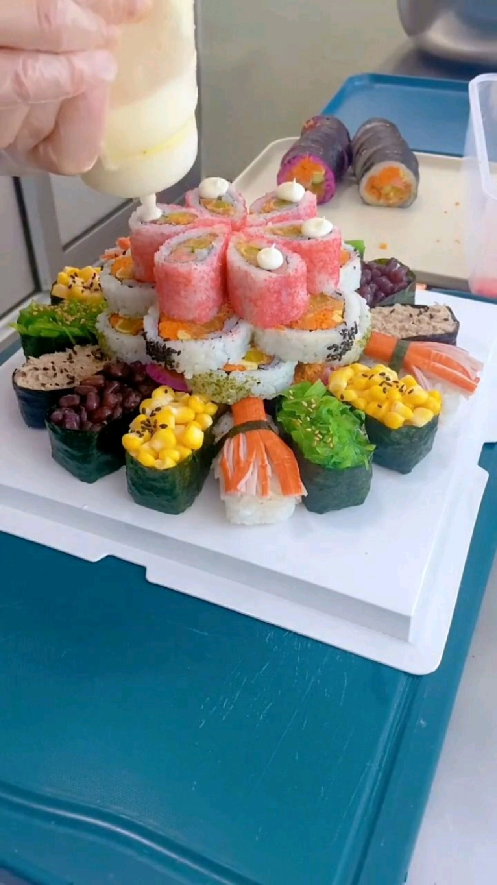 妈妈款寿司蛋糕