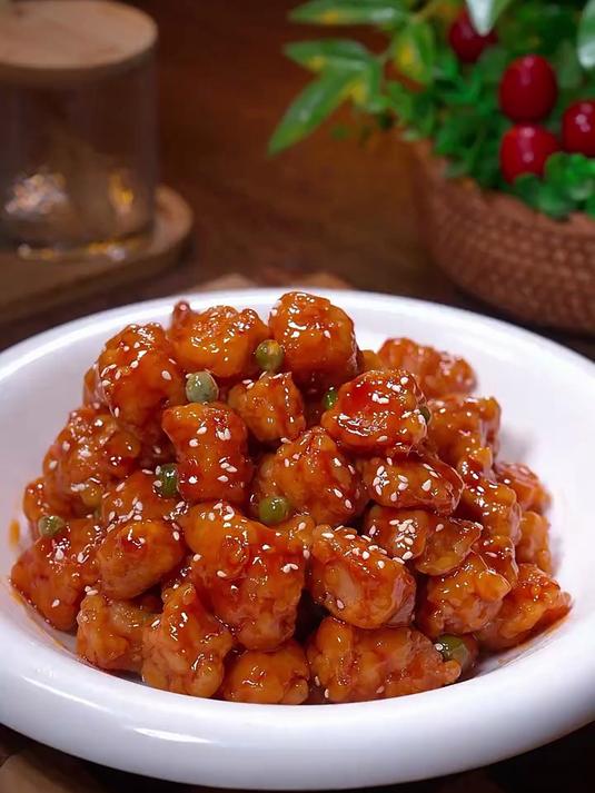 酸甜美味的糖醋樱桃肉