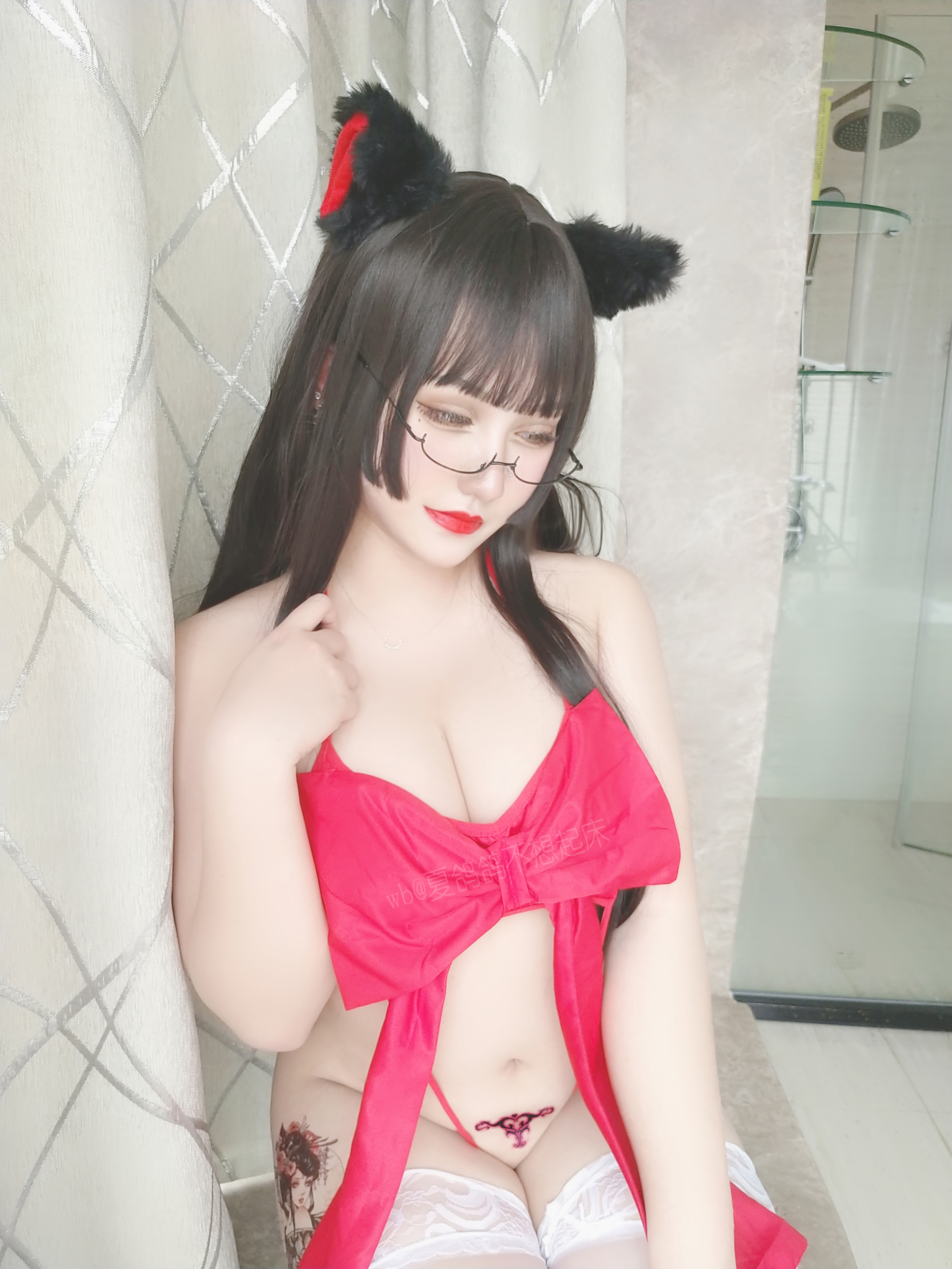图片[31]-夏鸽鸽不想起床 NO.011 – 红丝带[36P+3V75M]-六色网