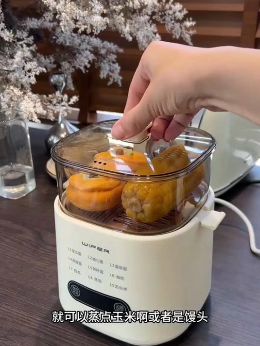 全自动预约早餐机蒸蛋器,煮熟自动断电,安全放心!