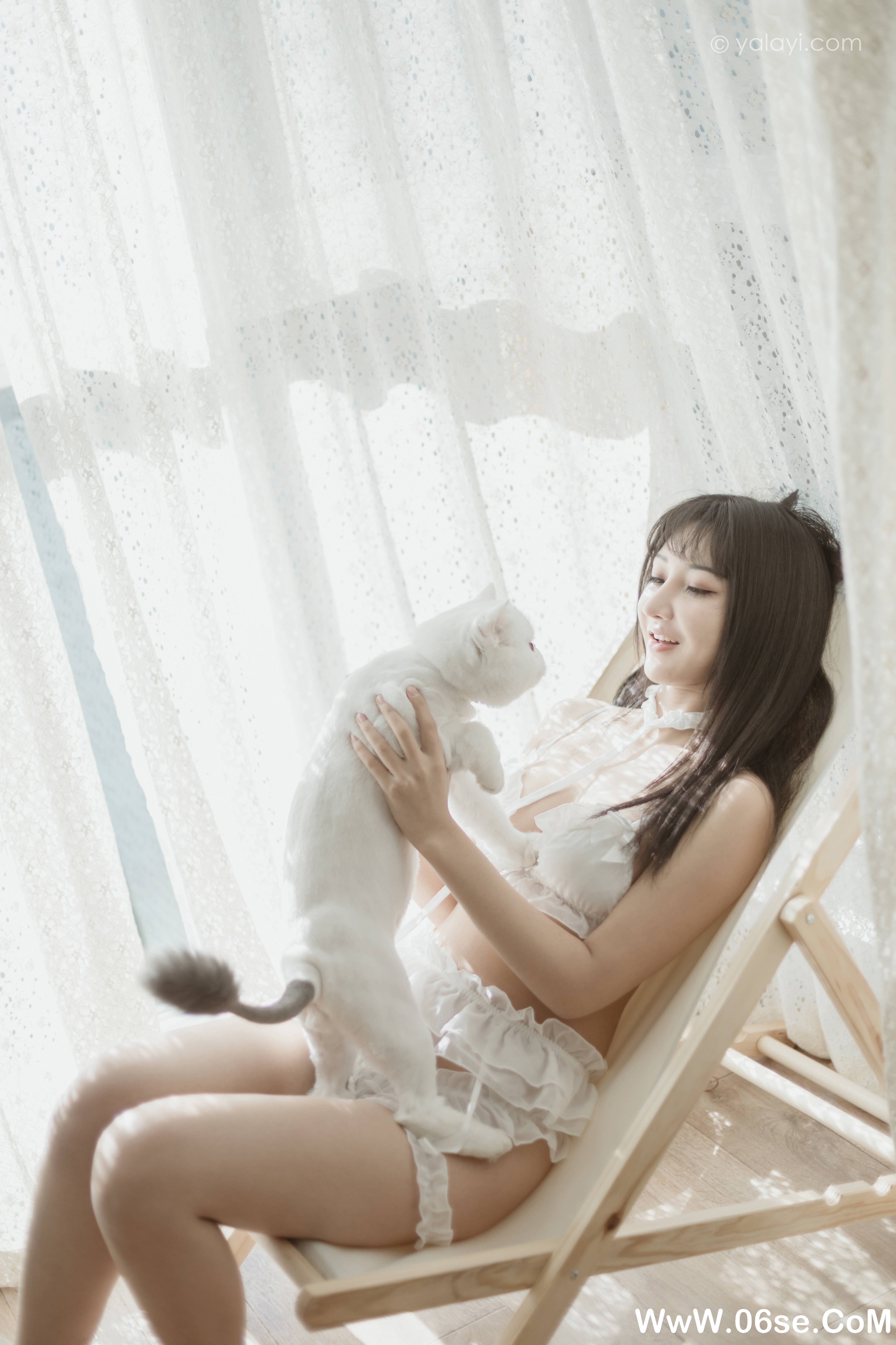 图片[27]-[YALAYI雅拉伊] 2020.09.18 NO.704 韩熙《猫娘》[46P+1P459M]-六色网