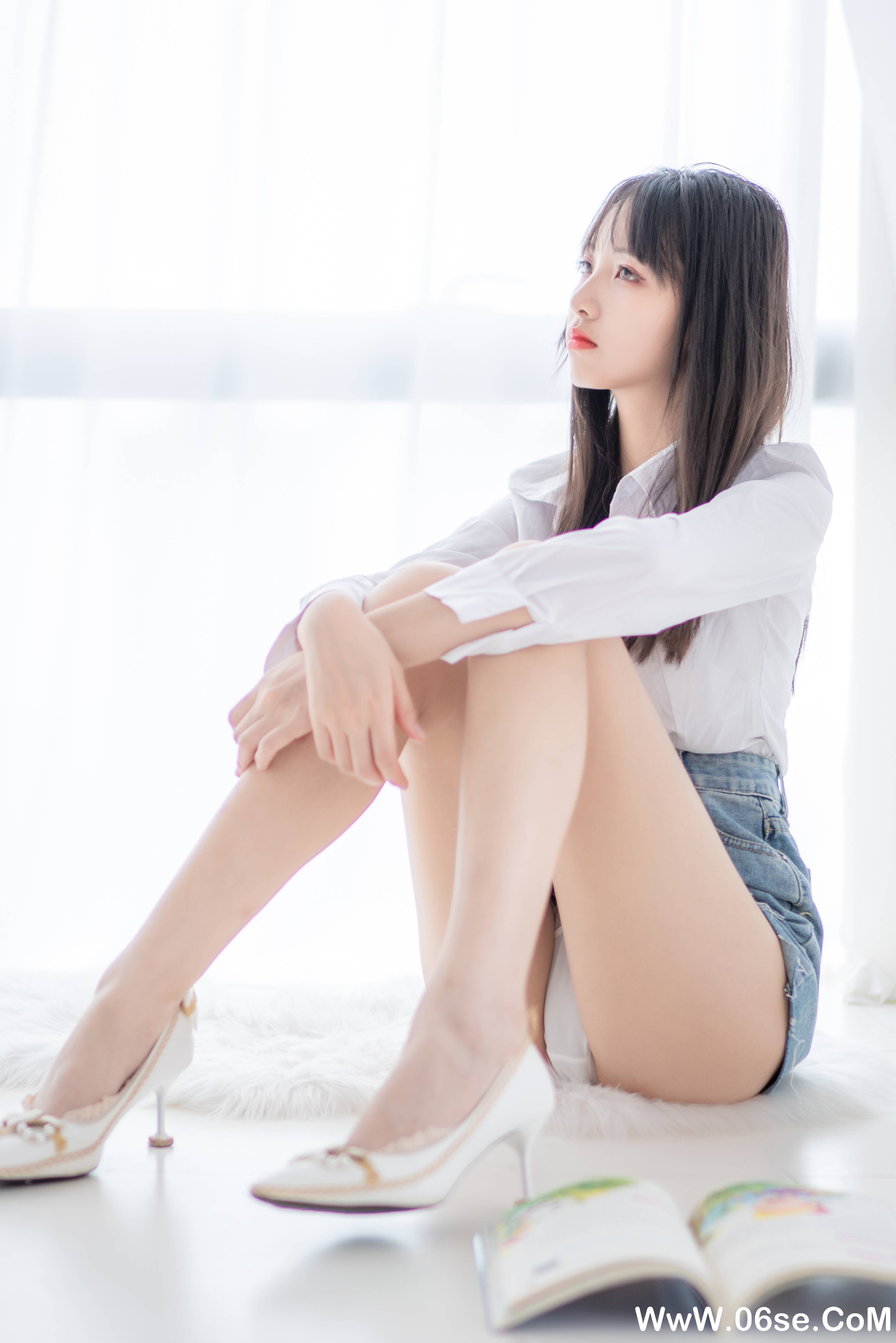 图片[40]-西瓜少女 NO.017 –  衬衫牛仔裙 [61P297M]-六色网