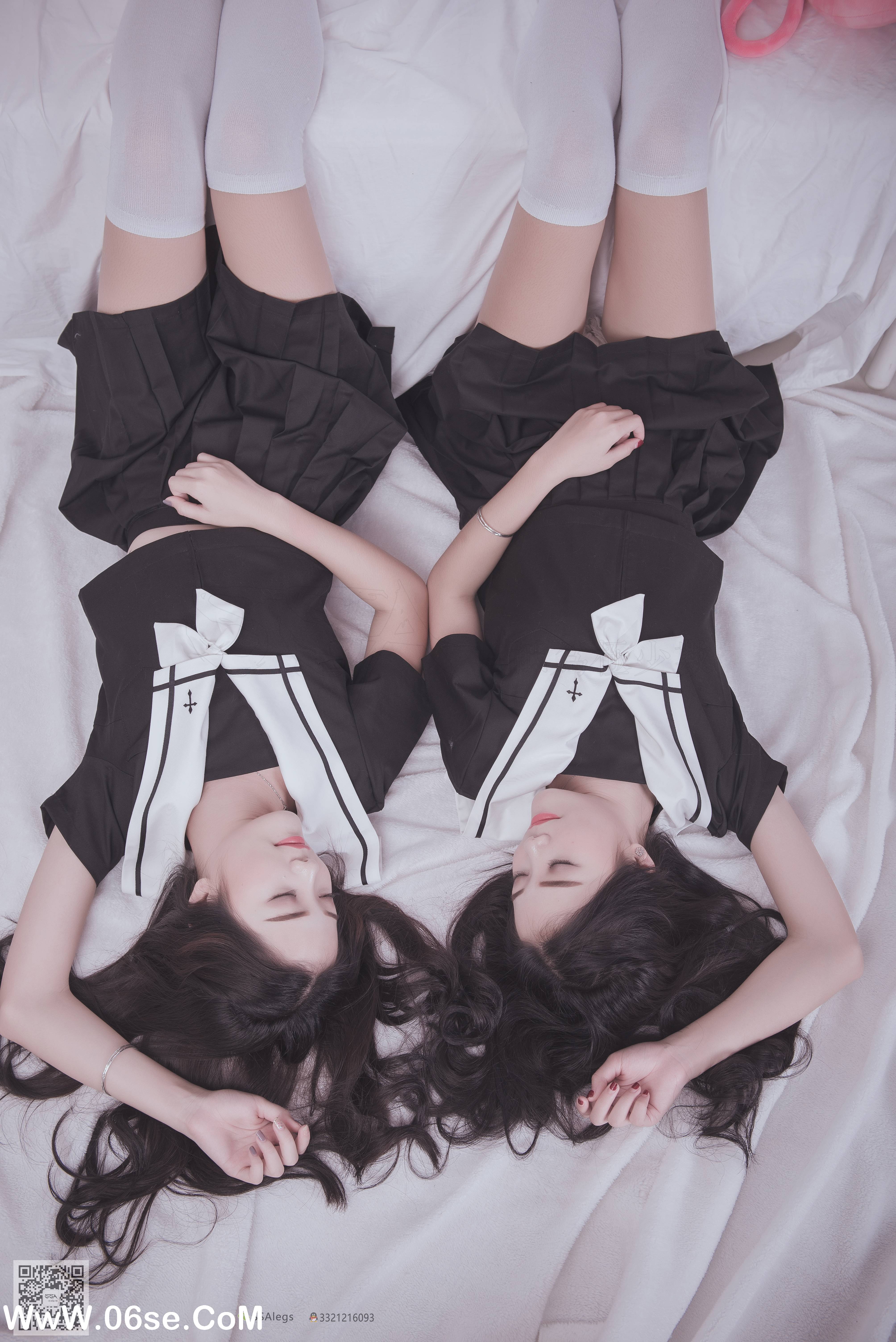 图片[60]-[SSA丝社] NO.028 青青姐妹 姐妹花的JK情[85P928M]-六色网