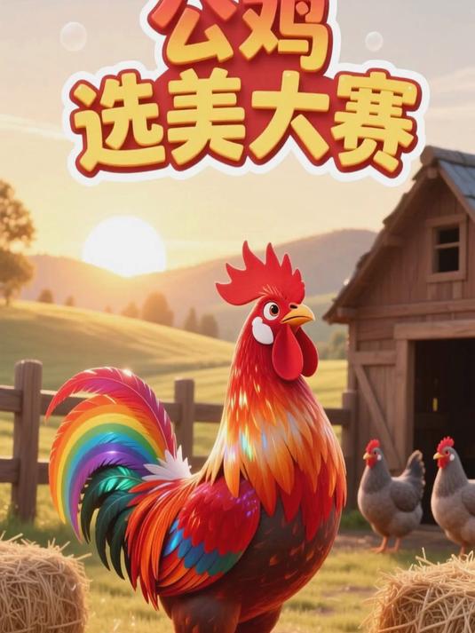 少儿科普百科,为什么公鸡比母鸡更漂亮呢?