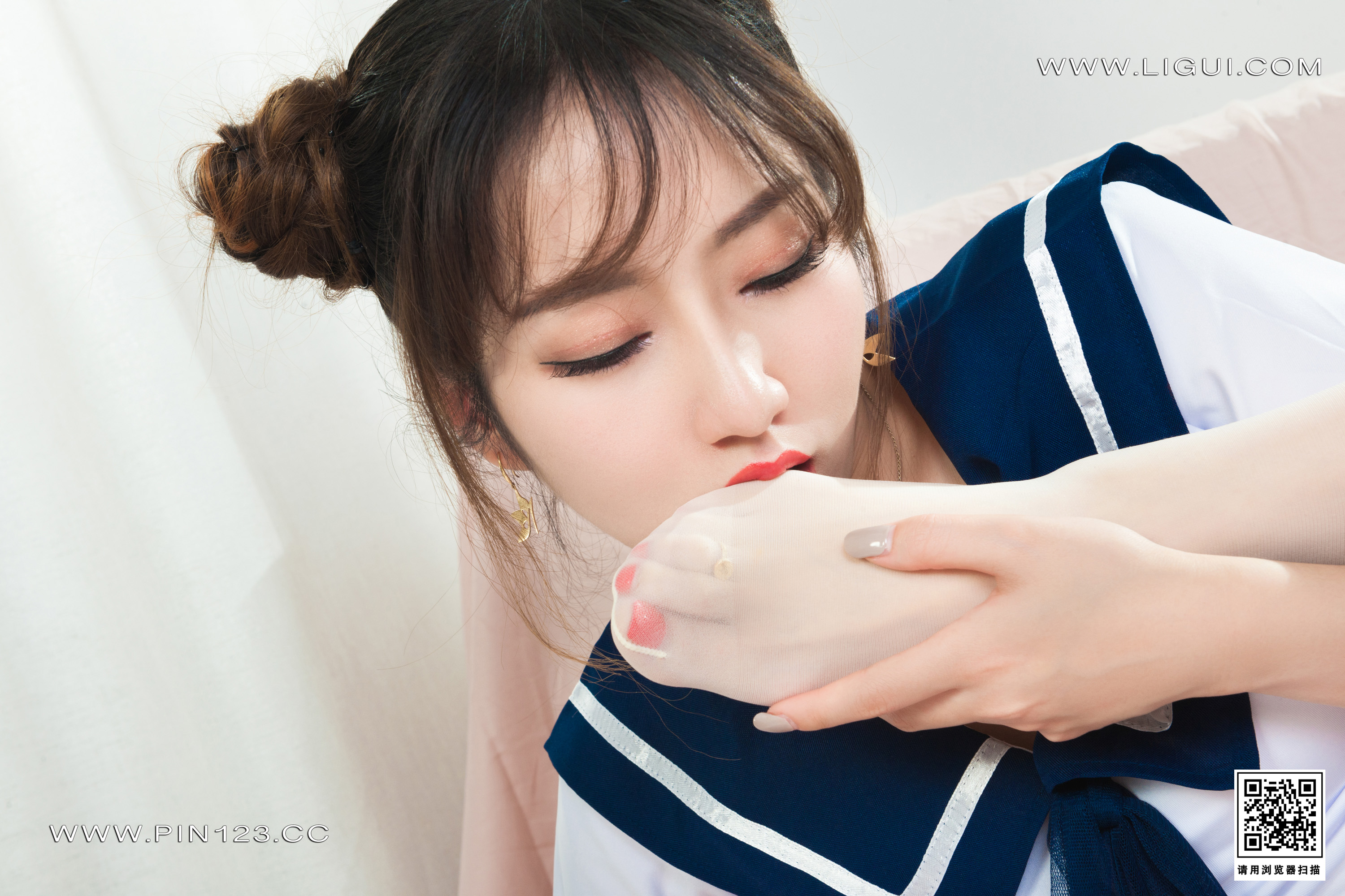 图片[5]-[Ligui丽柜] 2023.03.03 双生花 同桌的你（下） 心心＆汐汐-六色网