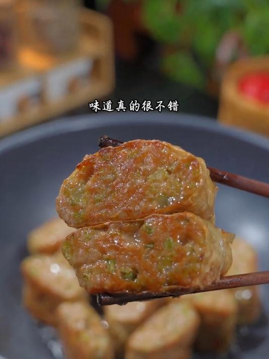 外酥里嫩的腐皮肉卷