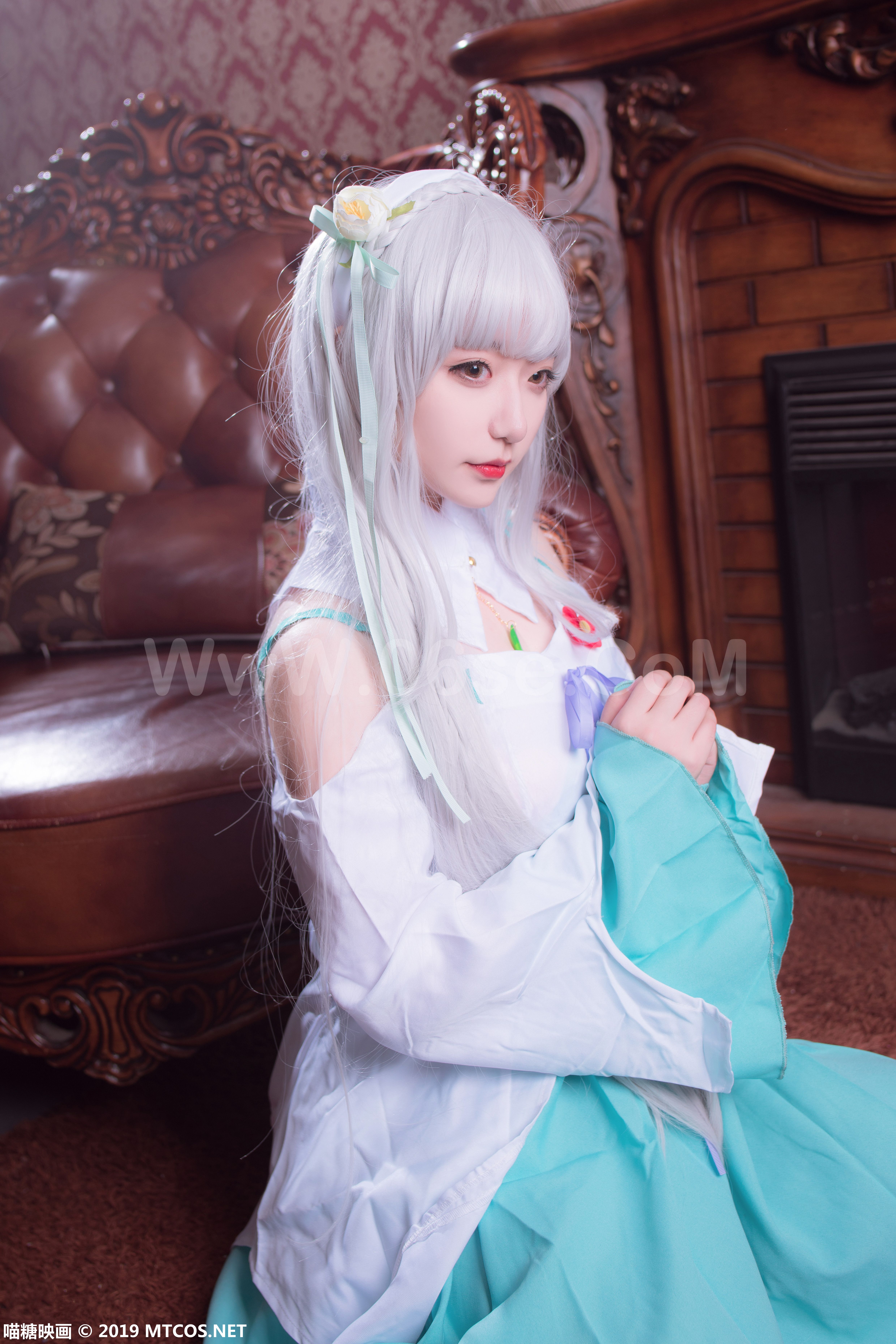 图片[3]-[MTCos] 喵糖映画 Vol.052 艾米莉亚的日常-六色网