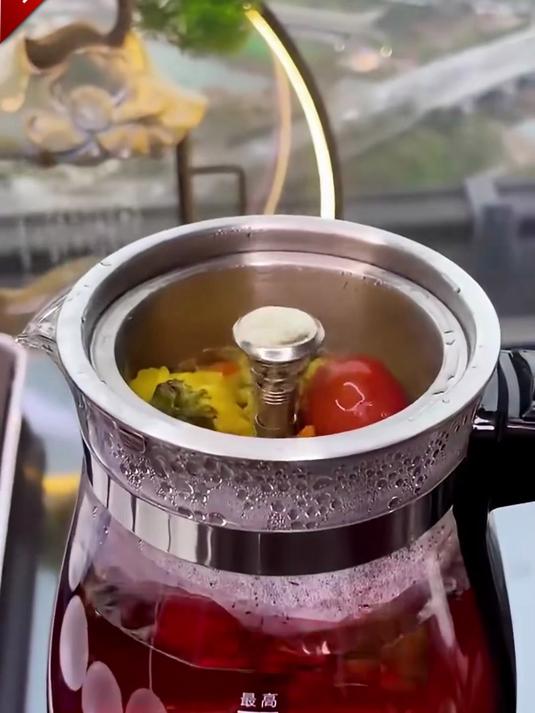 德国精工品质蒸汽煮茶器,蒸煮两用,家里一定要备上一个!