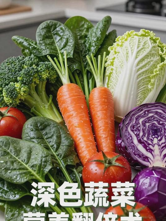 深色蔬菜比浅色蔬菜营养更丰富