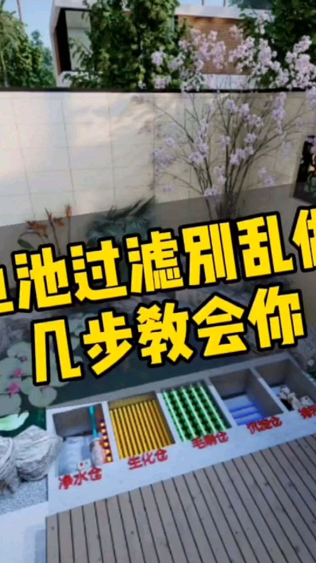 鱼池过滤系统怎样做,今天它来了
