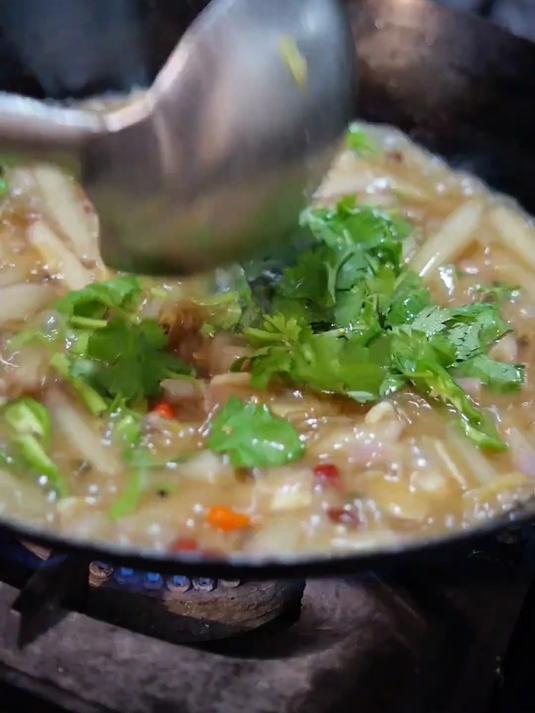 萝卜烧细粉 在邳州学的一道农家菜