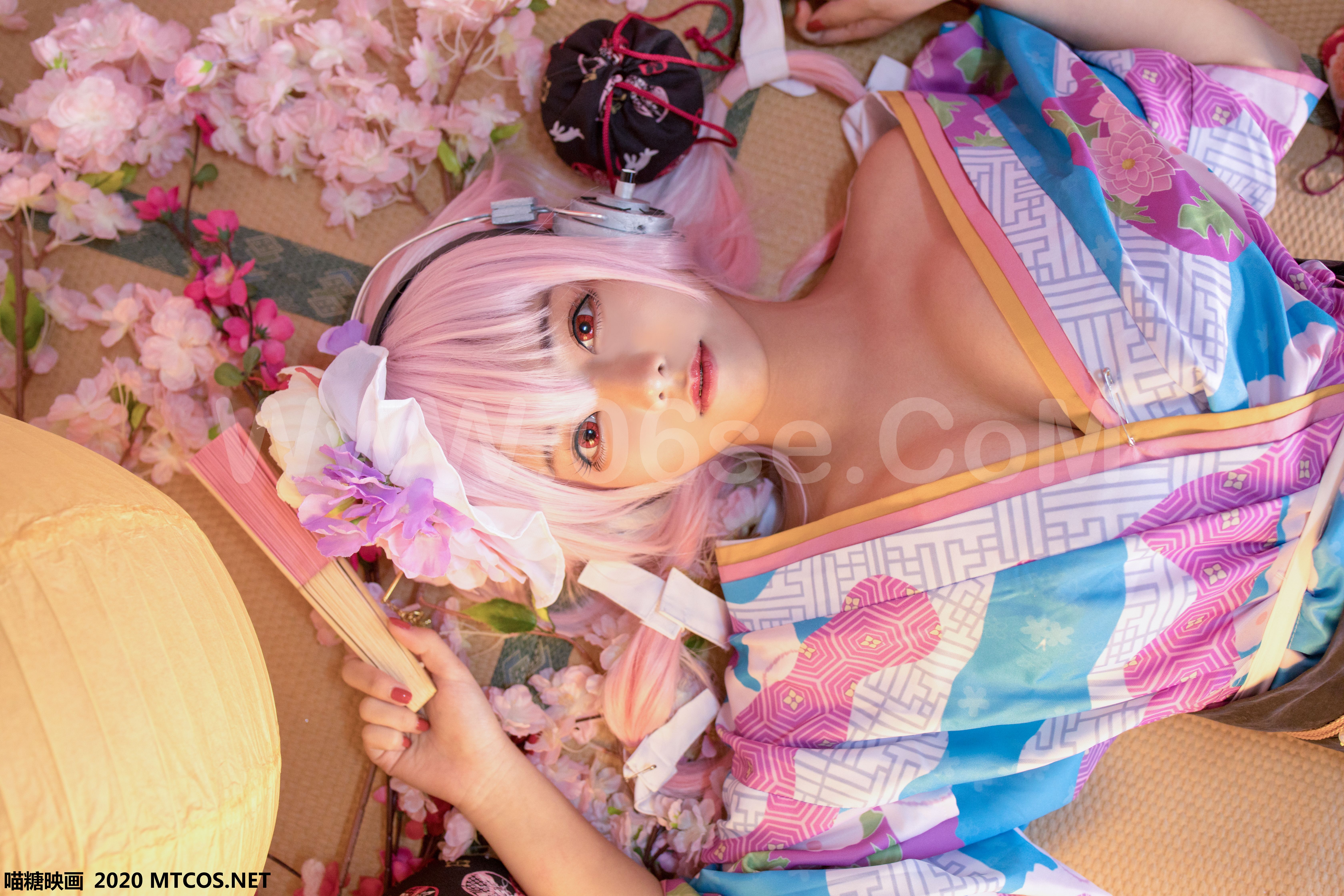 图片[16]-[MTCos] 喵糖映画 Vol.109 蜜汁猫裘 索尼子和服-六色网