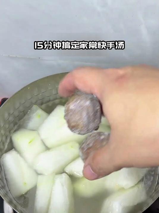 冬瓜玉米牛肉丸子汤,减脂期低卡必备
