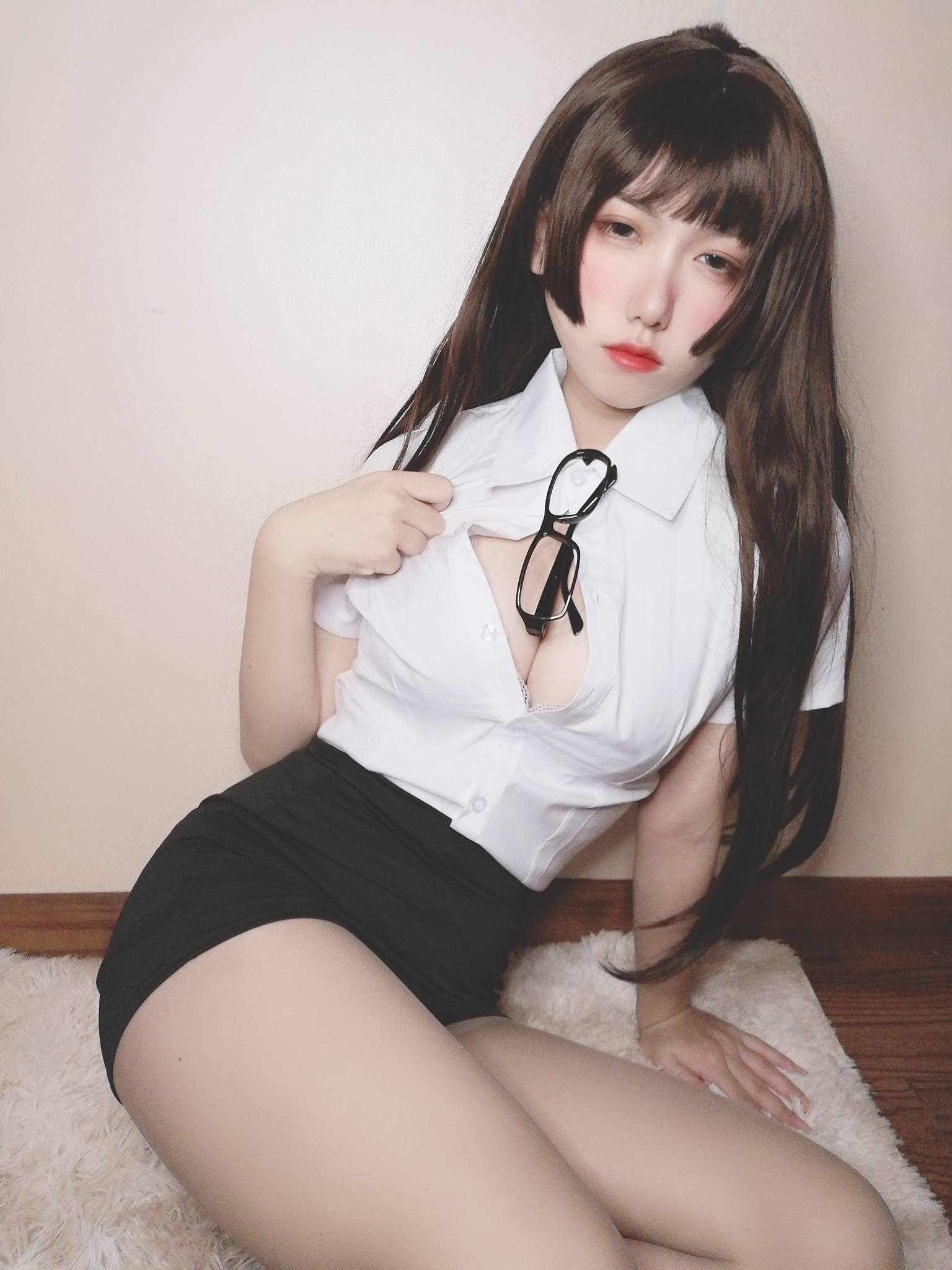 图片[20]-芋圆侑子SJ_ NO.013 – 醉酒小秘书[53P+4V93M]-六色网