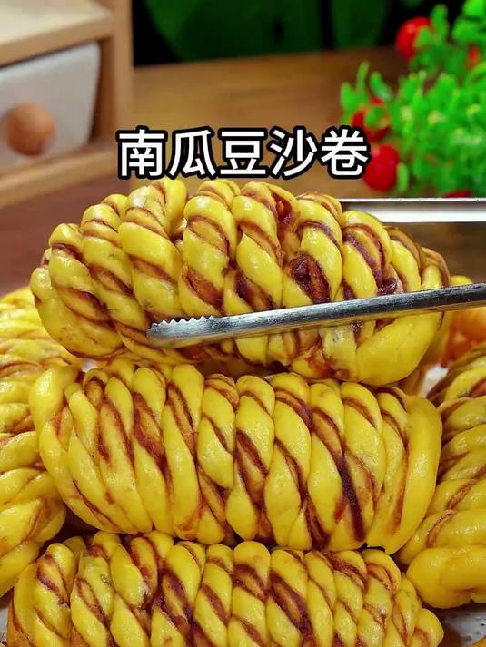 豆沙卷这样做好看又好吃
