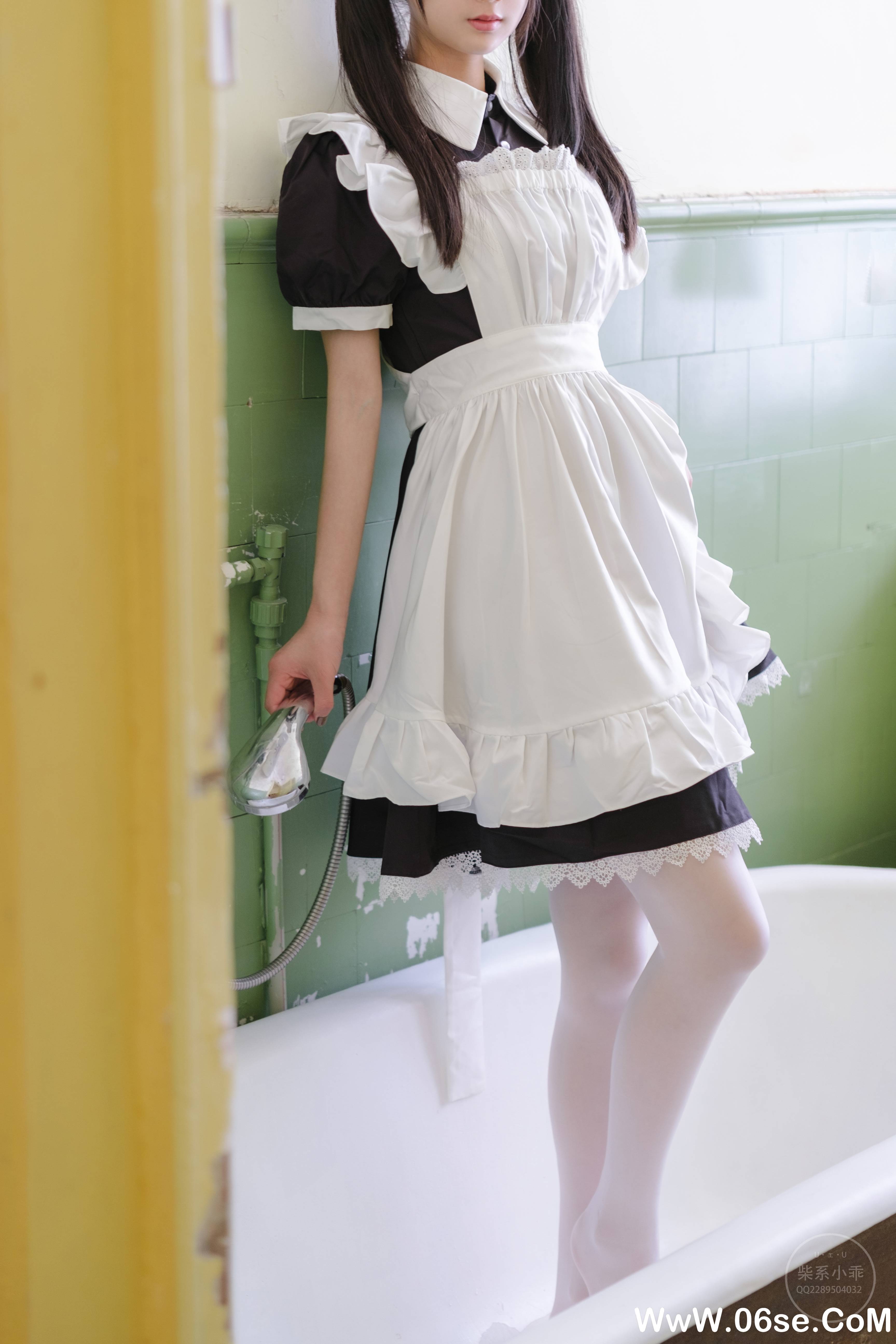 图片[3]-柴系小乖(稚乖画册) NO.004 — 夜夜白丝女仆[100P0.97G]-六色网