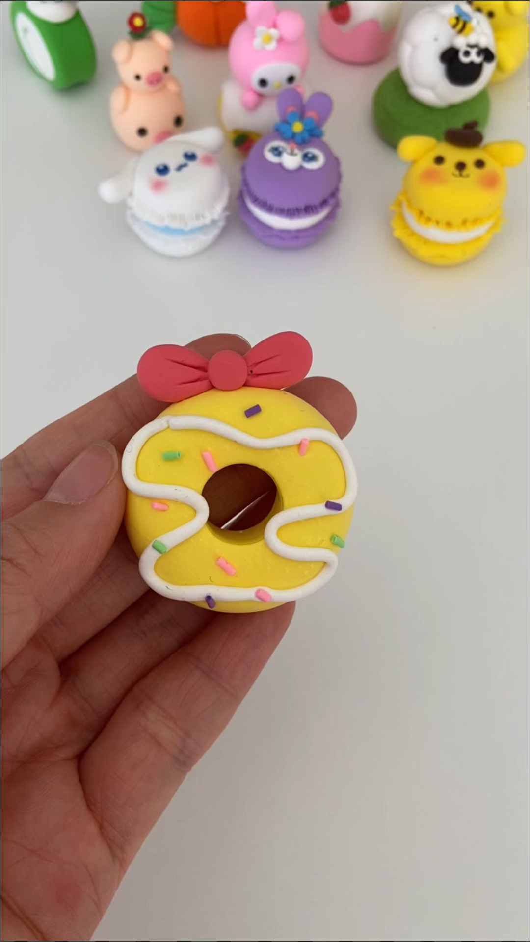 粘土甜甜圈教程