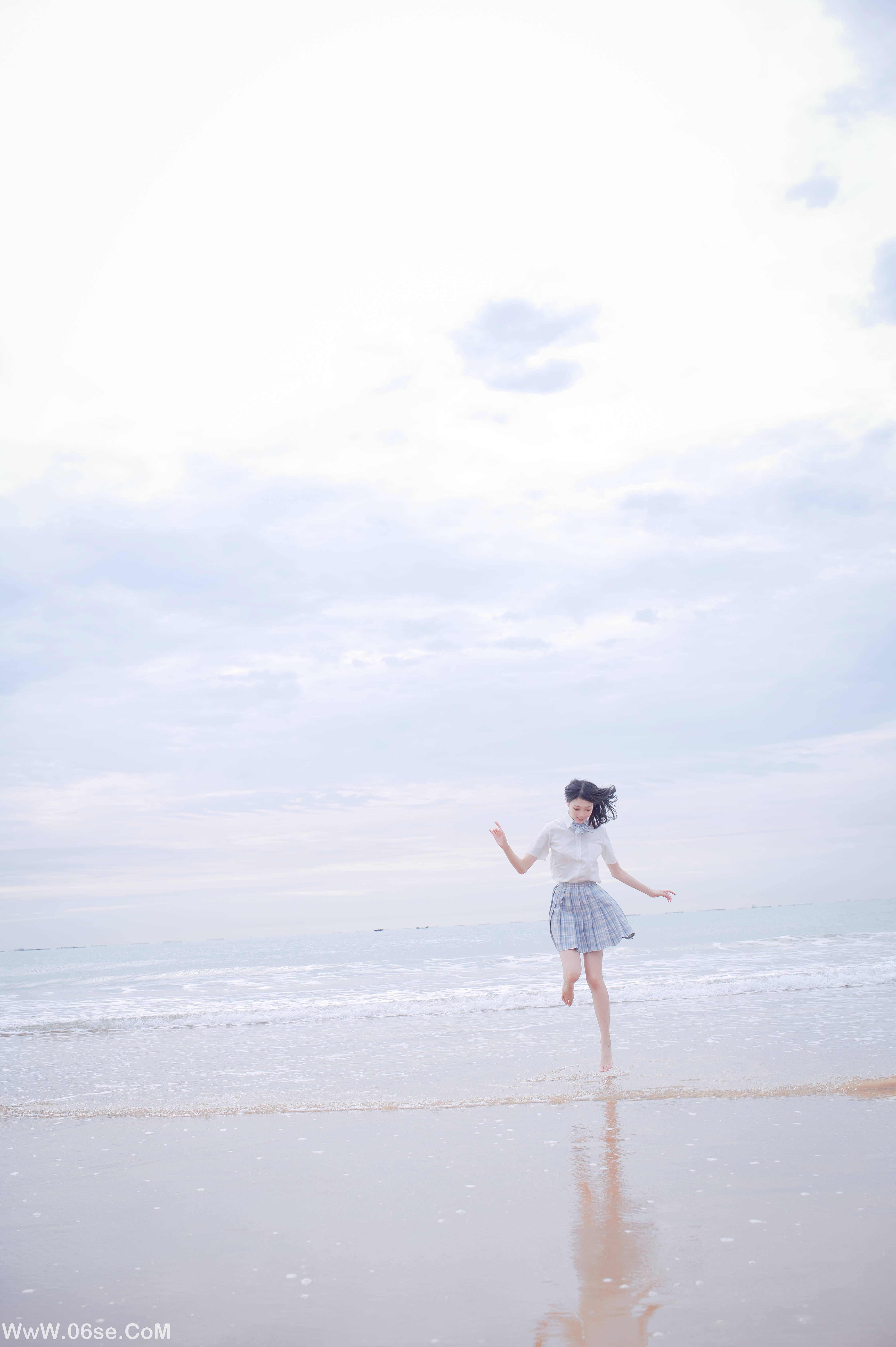 图片[24]-周叽是可爱兔兔 NO.020 海边jk[[35P252M]-六色网