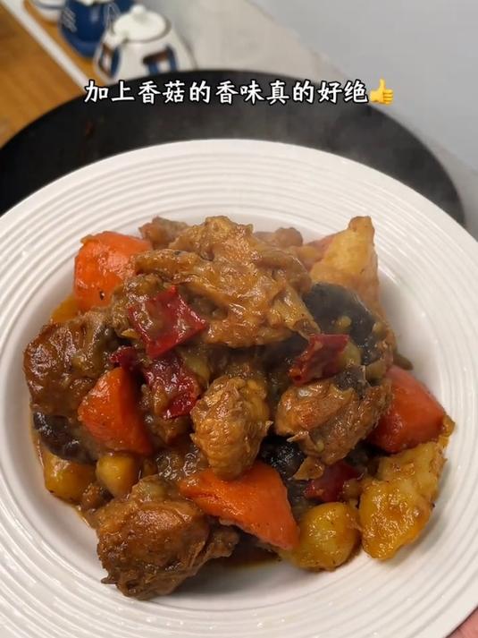 火辣辣的爆炒土鸡