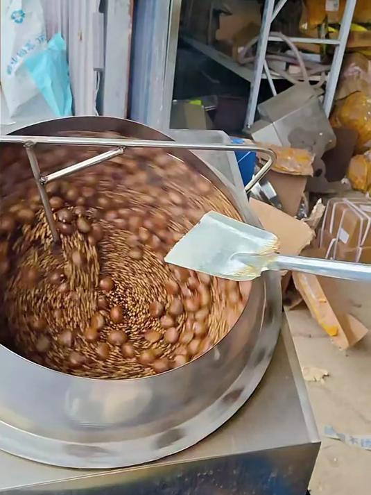 商用多功能全自动立式炒货机燃气小型炒瓜子糖炒板栗栗子专用机器